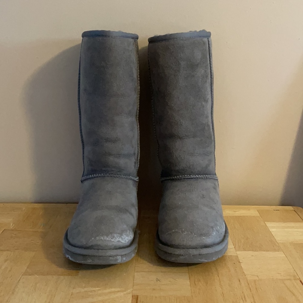 Ugg Classic Tall Boots Gray size 6 - Picture 3 of 6